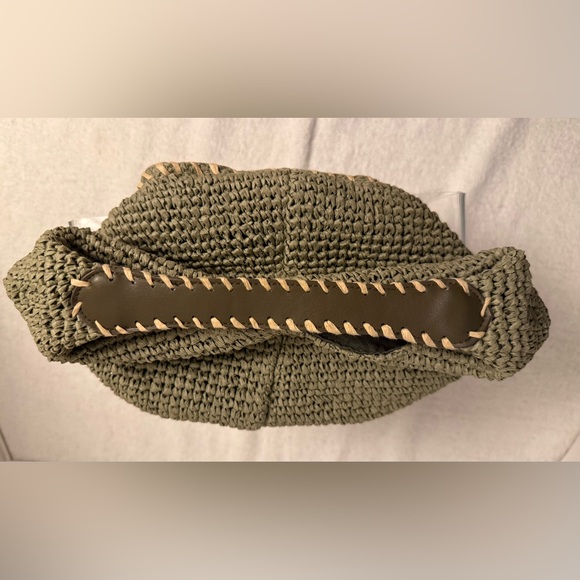 👜 ZARA Woven Top Handle Raffia Bag – Natural | Like New - Picture 8 of 8